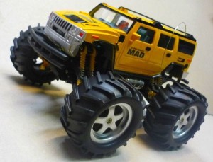 RC Monster Truck Hummer kolor czarny