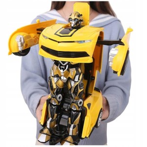 Sterowany robot-samochód 2w1 Transformers Autobot Żółty TT671